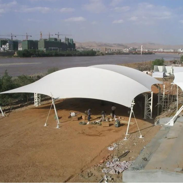 海城市膜结构汽车棚